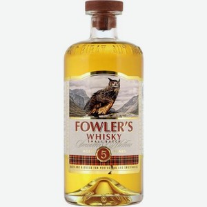 Виски Fowlers зерновой 40% 500мл 500 г