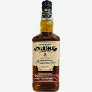 Виски Steersman Бурбон зерновой 40% 500мл 387 г
