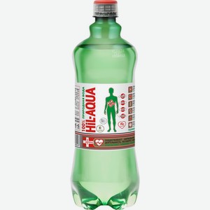 Вода минеральная HIL-AQUA лечебно-столовая питьевая природная газ. ПЭТ, Россия, 1 L