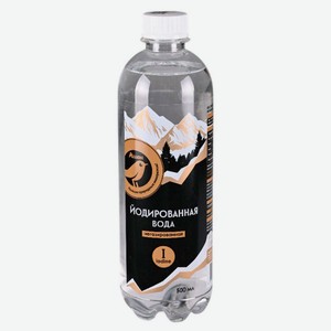 Вода питьевая АШАН Золотая птица Йодированная негазированная, 500 мл