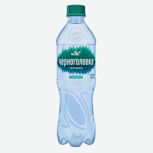 Вода питьевая Черноголовка газированная 500 мл пластиковая бутылка