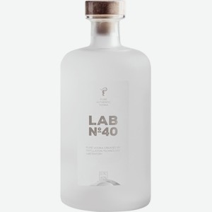 Водка LAB №40 алк.40%, Россия, 0.7 L