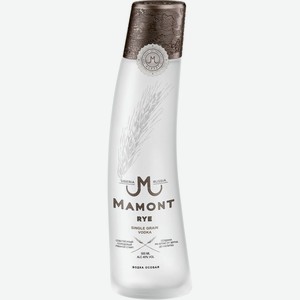 Водка MAMONT Ржаная особая алк.40%, Россия, 0.5 L