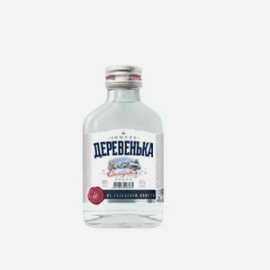 Водка ЗИМНЯЯ ДЕРЕВЕНЬКА 0,1л 40%