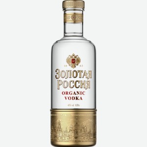 Водка ЗОЛОТАЯ РОССИЯ 40%, 0.5л