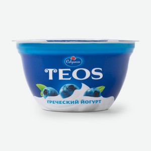 Йогурт греческий Teos Черника 2% 140г