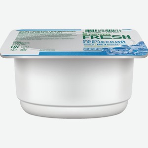 Йогурт ЛЕНТА FRESH Греческий 4% без змж, Россия, 120 г