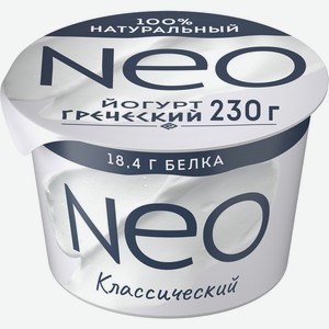 Йогурт NEO Греческий 2% без змж, Россия, 230 г