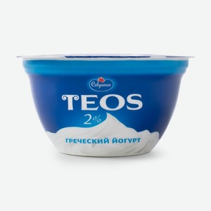 Йогурт TEOS Савушкин продукт греческий 2% натуральный 140г